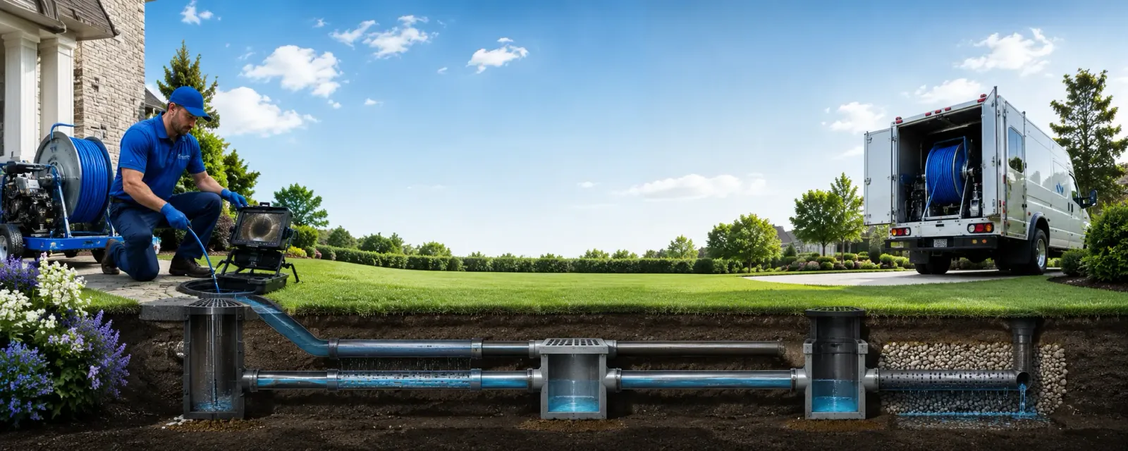 Outdoor drain cleaning information for Edon, OH